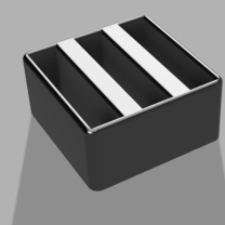 Crucial X9 Pro Tutucu 3 Bölmeli