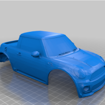 Gerçek Ölçek Mini Cooper Kamyon RC Gövde