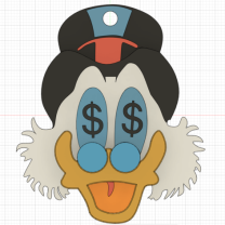 Dagobert Duck Anahtarlık