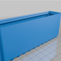 DecFinity 12×3 120mm X 30mm Bölmesiz Kutusu 3D Baskı