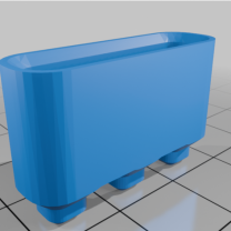 DecFinity 3×1 30mm X 10mm Bölmesiz Kutusu 3D Baskı