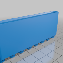 DecFinity 8×1 80mm X 10mm Bölmesiz Kutusu 3D Baskı