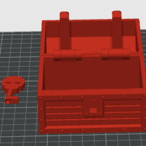 3D Baskı Yerinde Anahtarlı Sandık