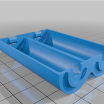 Aksiyon Kamerası İçin Pil ile Gimbal Montajı 3D Baskı