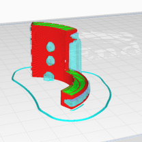 Dağ Bisikleti Alt Tekerlek Kılavuzu 3D Baskı
