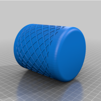 Derece Açıyla Izgara Çizgileri Olan Yuvarlak Kalemlik