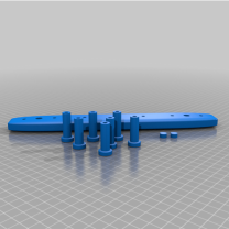 Anahtar Panosu 7 Kanca ile 3D Baskı