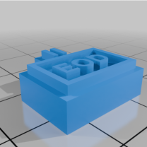 Askeri Semboller ve Grafikler EOD İkonları 3D Baskı