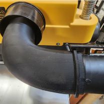 Dewalt DW735X’den Ridgid NXT 2 12 İnç Atölye Vakumu Dirsek Adaptörü