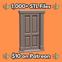 Büyülü Bahçe Dekoratif Kapı Peri ve Cüce Evleri için MineeForm FDM 3D Baskı STL Dosyası