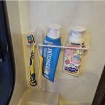 Diş Fırçası ve Diş Macunu Duvar Tutucu