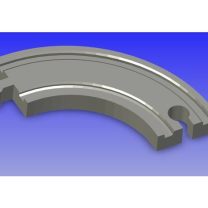 Eğik Tren Rayları ve 2x Erkek Dişi Parça 2x 2x