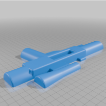 Büyütülmüş Lego Blaster Tüfeği