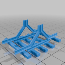 Demiryolları Dead End Versiyon 2 H0 1 87 Ölçek