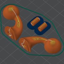 Araç CD Telefon Tutucu Küre Bağlantı Parçası