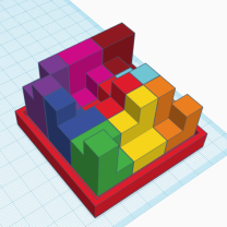 Düzeyde Bulmaca Varyasyonu 3D Baskı