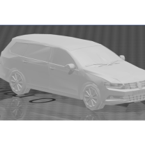 Düşük Poligon 2019 Volkswagen Passat Estate