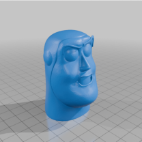 Ekran Doğru Toy Story Buzz Lightyear Başlığı 3D Baskı