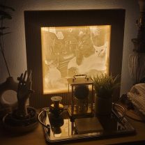 Ahşap Dowel Tarzı Resim Çerçevesi