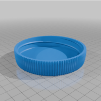 80mm Kıvrımlı Kapaklı Kap