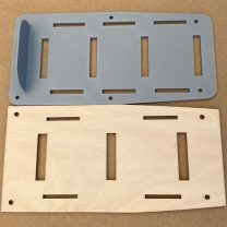 Avanti S RC Uçak Pil Tepsisi Amp Destek Kolları Freewing 80mm EDF