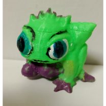 Baby Green Creature 3D 3D Baskı