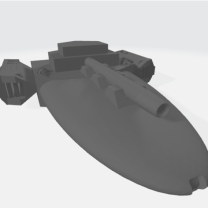 Galaktik Devriye Saldırı Kruvazörü 3D Baskı