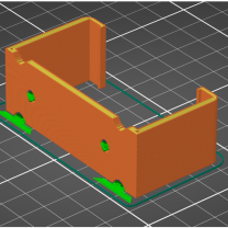 Geekworm P252 Raspberry Pi Kasa Montaj Braketi