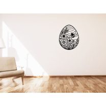 Bumblebee ve Çiçekler Paskalya Duvar ve Pencere Dekorasyonu