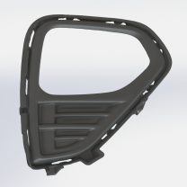 Chevrolet TrailBlazer 2019-2023 Far Sağ Çerçeve Applique Lamba Kaplama Trim 3D Baskı