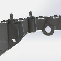 Chevrolet TrailBlazer 2019-2023 Sol Ön Tampon Braketi 3D Baskı