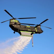 CH 47 Chinook Su Bombardımanı