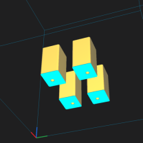 Anycubic Kobra Go Ayaklar 3D Baskı