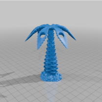 Palmiye Ağaçlı Kalem Tutucu