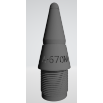Artillery Fuze A 670M Rus 3D Baskı