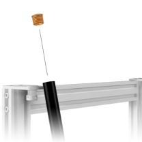 Artillery Sidewinder X2 Ikea R CKA Perde Çubuğu Gantry Destek Braketi 3D Baskı