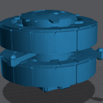 D25B4V01 Iris Top Perde Mekanizması 3D Baskı Diyafram