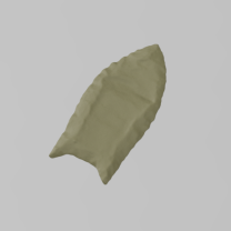 Folsom Paleoindian Noktası Replika Yeniden Yapılandırıldı