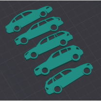 Araç Anahtarlıkları 2D