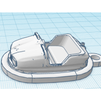 AutoScooter Dodgem Anahtarlık