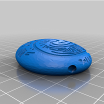 Te Fiti Kalp Kolye I Know Who You Are Yazılı Remix 3D Baskı