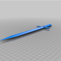 Yazdırılabilir Kılıç 3D Baskı