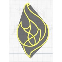 Genç Tema Logo Konturu Reçineli Cam için