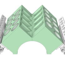 Air Pressure Engine Pneumatic 16 Cylinder W16 6549280