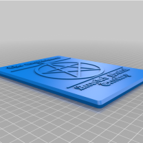 Accorded Nötr Bölge İşareti Dresden Dosyaları 3D Baskı