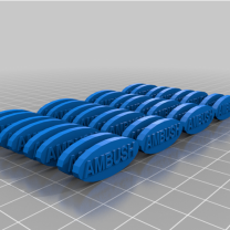 Achtung Panzer Amush And Cleared Token 6613998