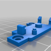 Adafruit Trinket M0 Montaj Klipsi M3 Delikleri İle 3D Baskı