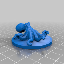 Ahtapot Tabanlı 45mm, 25mm ve 12.5mm 3D Baskı