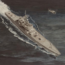 Amerika Birleşik Devletleri Nükleer Kılavuz Füze Saldırı Kruvazörü CSGN 42