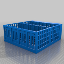 16x 3 5 Sabit Disk Kafesi 2x80mm 1x60mm Fan Montajları 3D Baskı